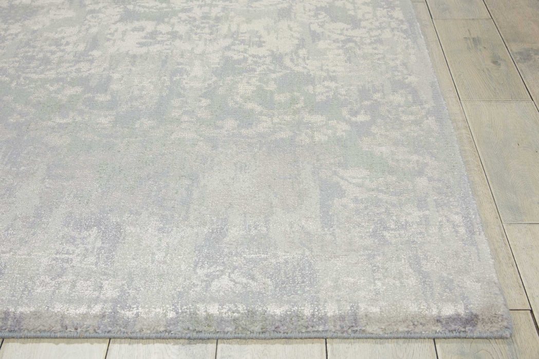 Nourison Twilight TWI05 Slate Blue and Grey 8'x10' Large Rug