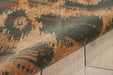 Nourison Silken Allure SLK10 Blue 5'x8' Area Rug