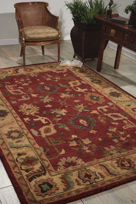 Nourison Tahoe TA08 Red 4'x6' Area Rug