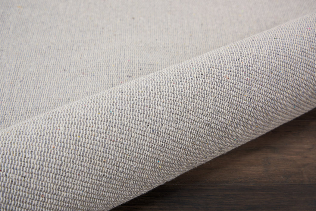 Nourison Otto 2' X 4' Grey Flat Weave Area Rug