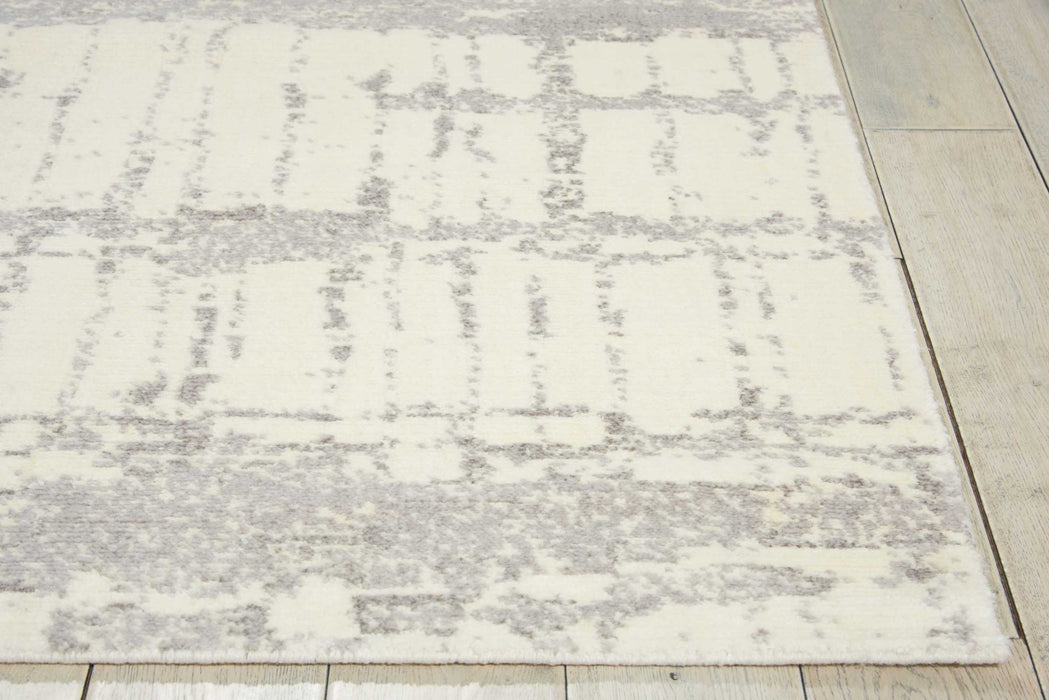 Nourison Twilight TWI10 White 9'x12' Oversized Rug