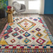 Nourison Nomad NMD02 White Multicolor 7'x10' Large Rug