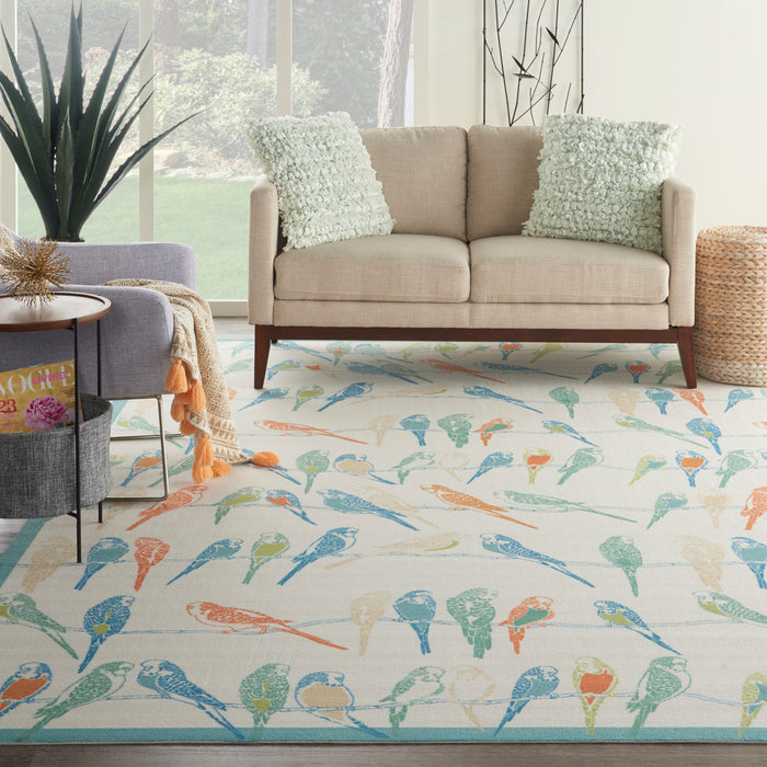 Waverly Sun N Shade SND52 Multicolor 10'x14'   Rug