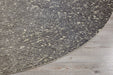 Nourison Twilight TWI12 Grey and White 8' Round Large Rug