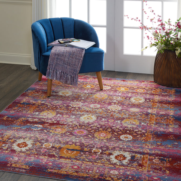 Nourison Vintage Kashan 5' x 7'  Boho  Area Rug