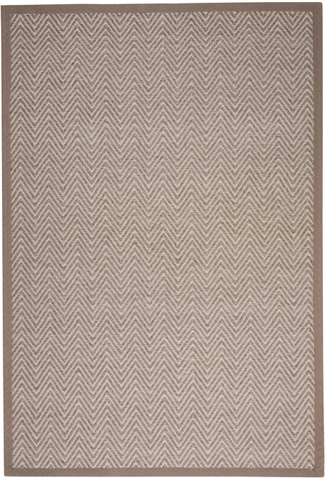 Nourison Kiawiah KIA01 Taupe 9'x12' Oversized Flat Weave Rug