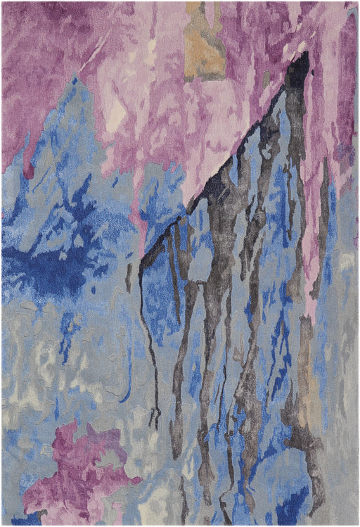 Nourison Prismatic 4'x6' Grey Multicolor Area Rug