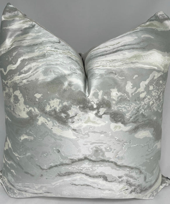 The Bradshaw Collection Gray Marble Pillow Case