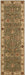 Nourison Living Treasures LI04 Green 8' Runner Hallway Rug