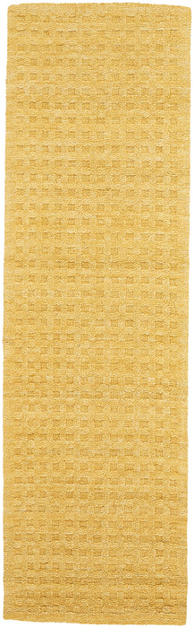 Nourison Marana MNN01 Yellow 8' Runner Wool Hallway Rug