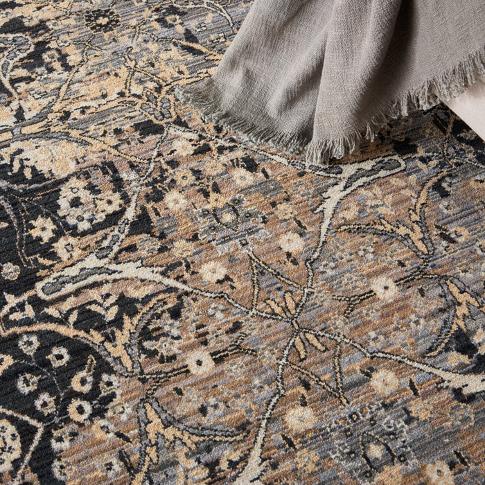 Nourison Majestic 8'x10' Charcoal Grey Vintage Area Rug