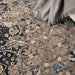 Nourison Majestic 8'x10' Charcoal Grey Vintage Area Rug