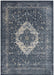 Malta by kathy ireland Home MAI11 Navy 9'x12' Area Rug