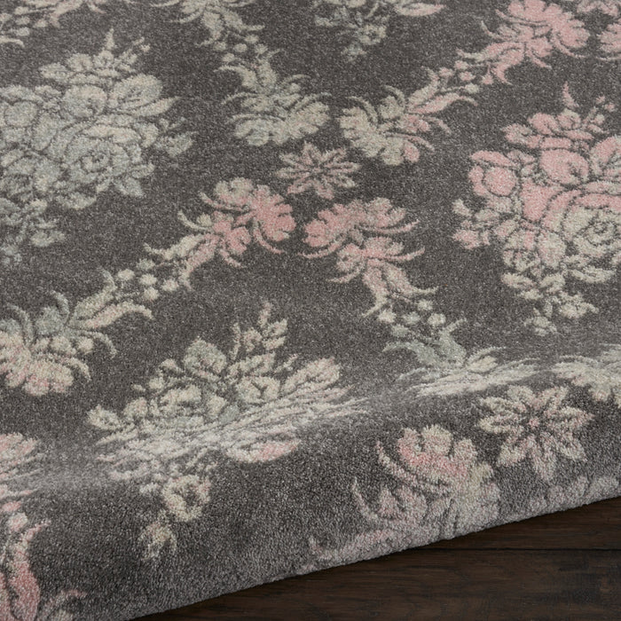 Nourison Tranquil TRA09 Pink and Grey 9'x12' Oversized  Rug