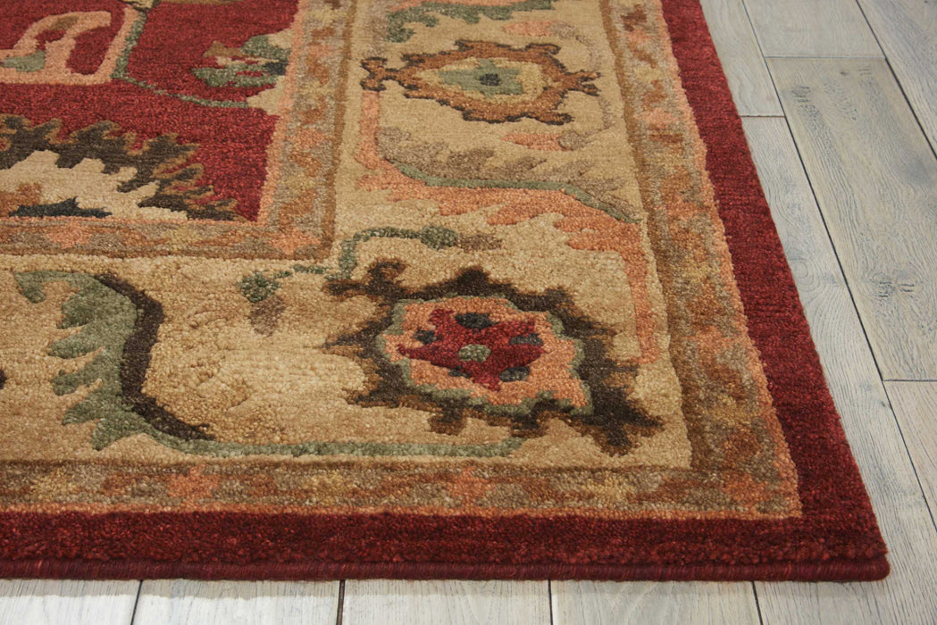 Nourison Tahoe TA08 Red 4'x6' Area Rug