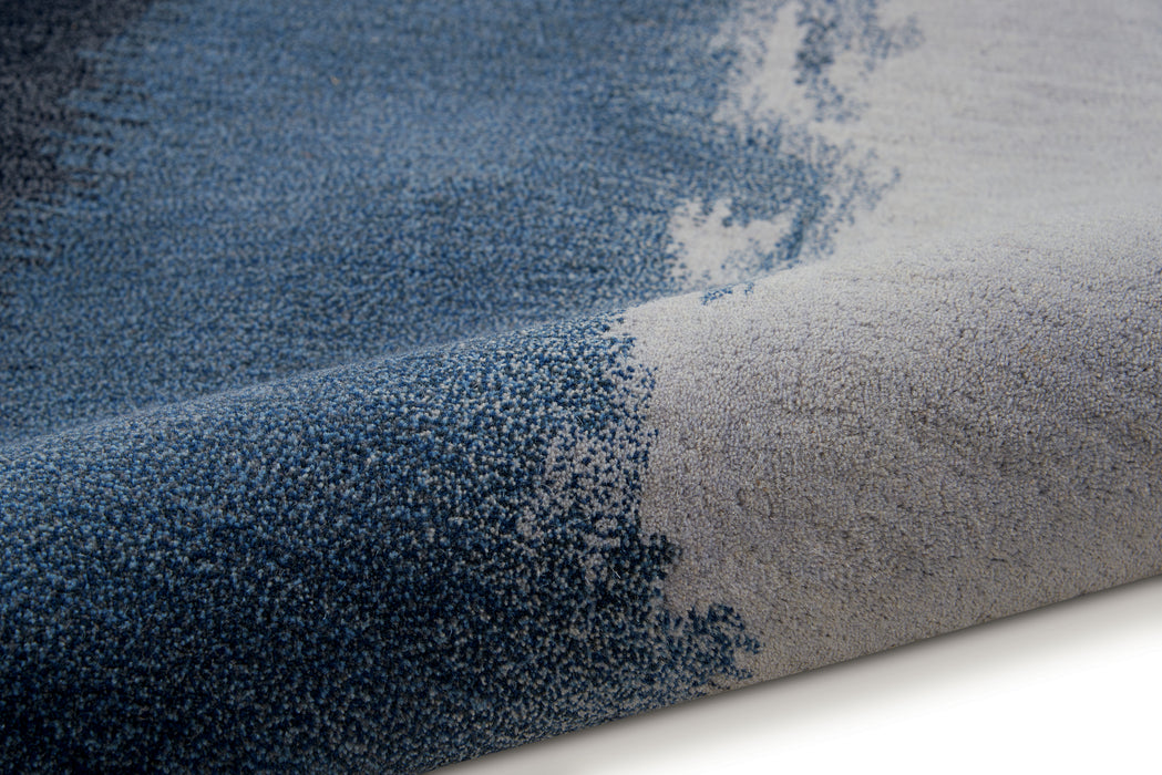 Calvin Klein Home Luster Wash SW17 Blue 3'x5'  Area Rug