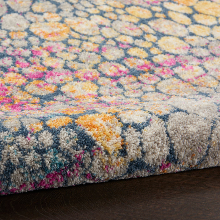Nourison Passion 7'x10' Yellow Multicolor   Area Rug