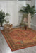 Nourison Living Treasures LI01 Brown 8' Runner Hallway Rug