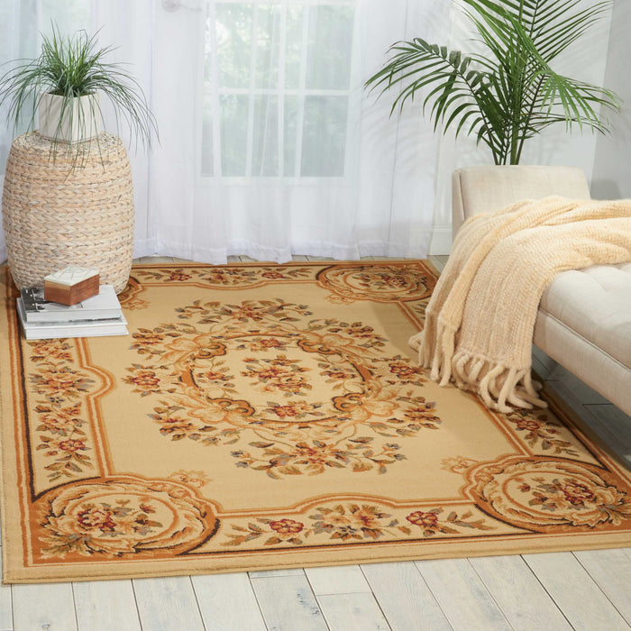 Nourison Paramount PAR37 Beige 4'x6'  Area Rug