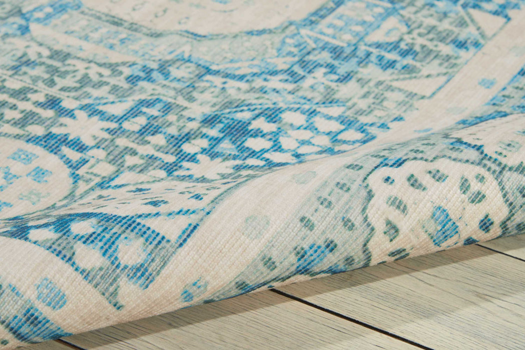 Nourison Madera MAD03 Blue 4'x6'  Area Rug