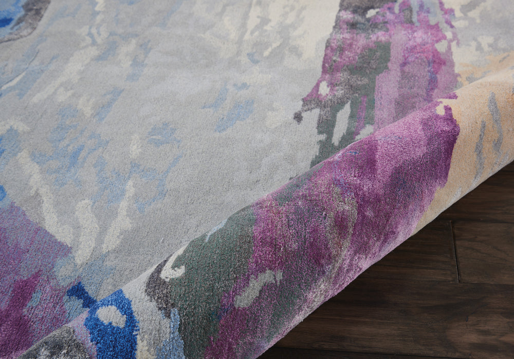 Nourison Prismatic 10'x14' Grey Multicolor Area Rug