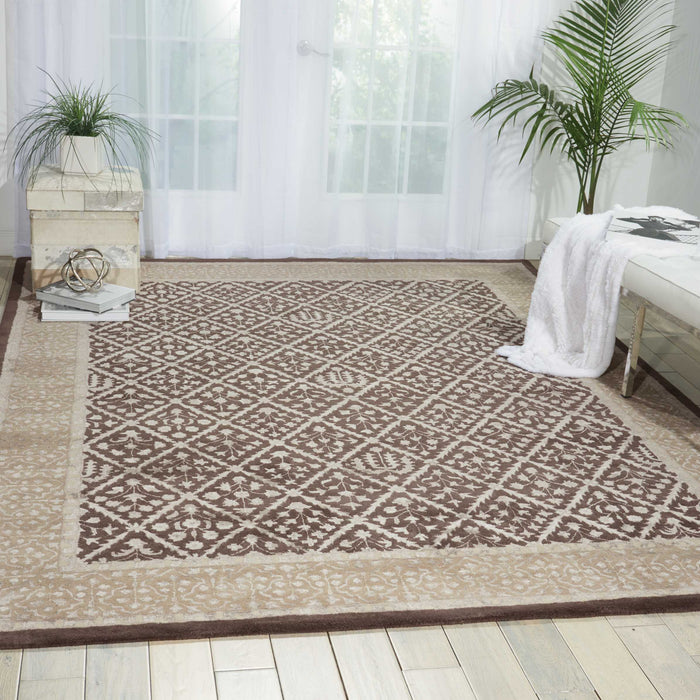 Nourison Symphony SYM05 Black 4'x6'  Area Rug