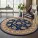 Nourison 2000 6' Round Navy Area Rug