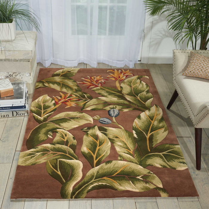 Nourison Tropics TS02 Beige 4'x6' Area Rug