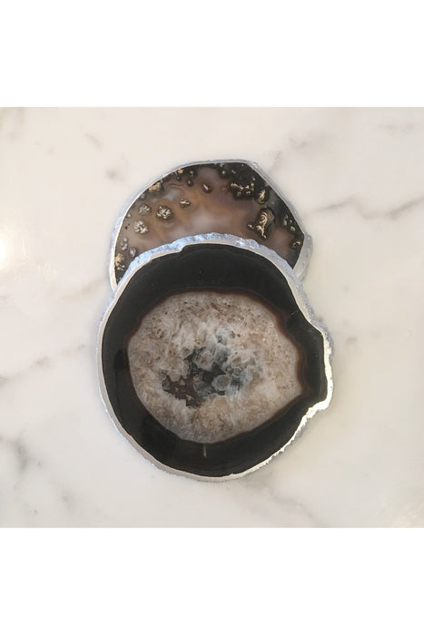 Black Agate Coasters