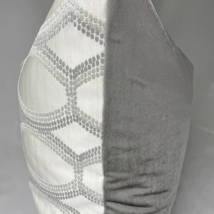 Satin ivory stitch 24” pillow case