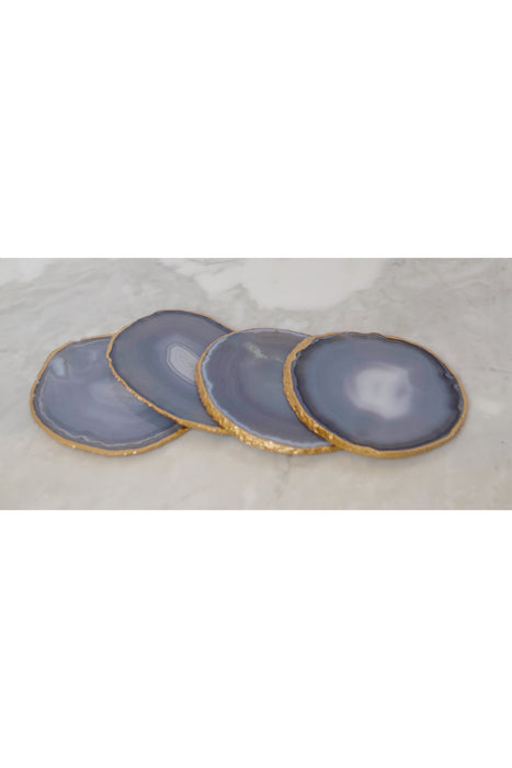 Gray Agate Coasters