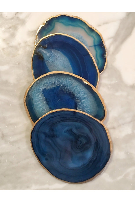 Blue Agate Coasters