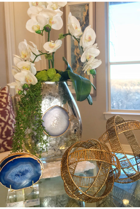 Blue Agate Coasters