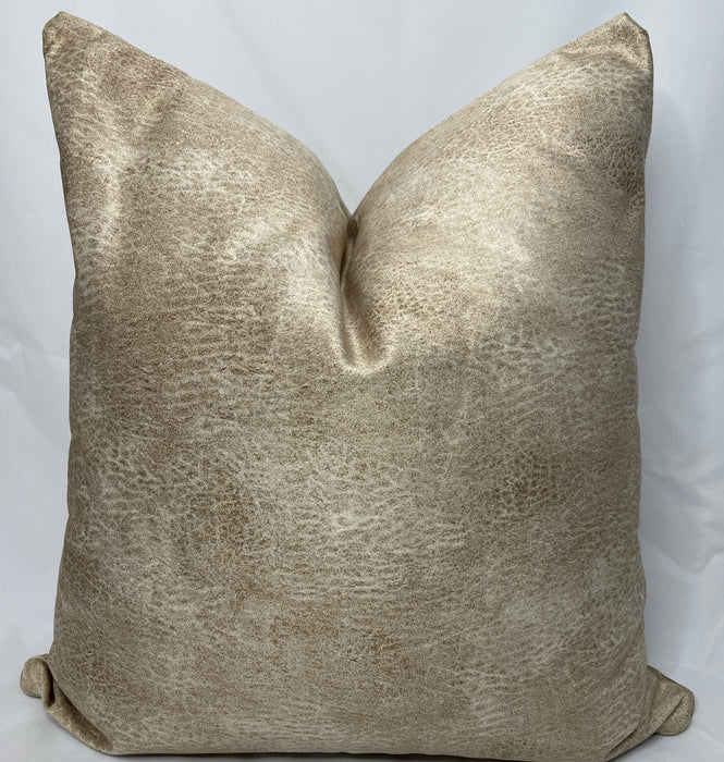 The Bradshaw Collection Velvety neutrals 24” Pillow Case