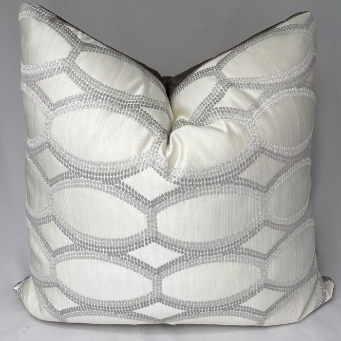 Satin ivory stitch 24” pillow case