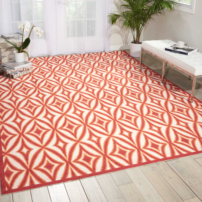 Waverly Sun N Shade SND19 Red 10'x14'   Rug