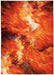 Nourison Le Reve LER05 Orange 4'x6' PhotoReal Area Rug