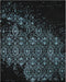 Nourison Opaline OPA06 Black and Blue 4'x6' Area Rug