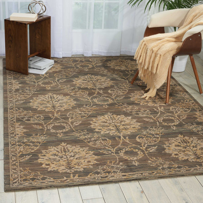Nourison Silk Elements SKE31 Grey 12'x15' Rug