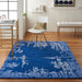 Nourison Symmetry SMM02 Navy Blue 4'x6' Area Rug