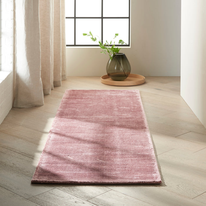 Calvin Klein Home Lunar LUN1 Purple 8' Runner  Hallway Rug