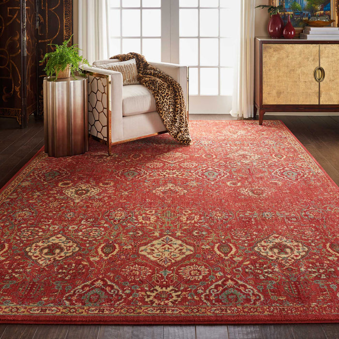 Nourison Somerset ST90 Red 8'x11' Oversized  Rug