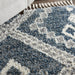 Nourison Oslo Shag OSL02 5'x8' Dark Blue and Grey Scandinavian Shag Rug