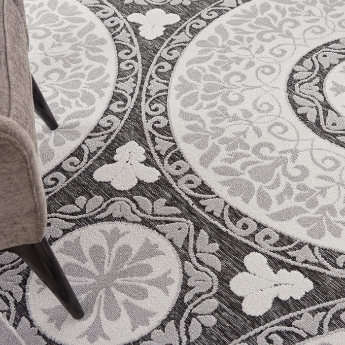 Nourison Key Largo 9'x12' Grey Area Rug