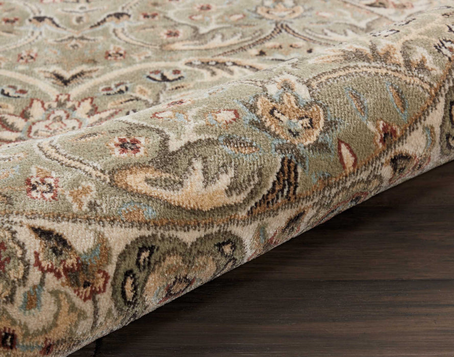 Nourison Walden WAL03 Light Green 4' Round  Area Rug