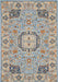 Nourison Majestic 6'x8' Light Blue Multicolor Persian Area Rug