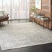 Nourison Starry Nights 8' x 10' Grey and Ivory Vintage Area Rug