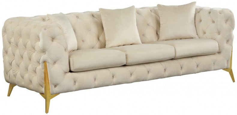 Tufted Velvet Sofa