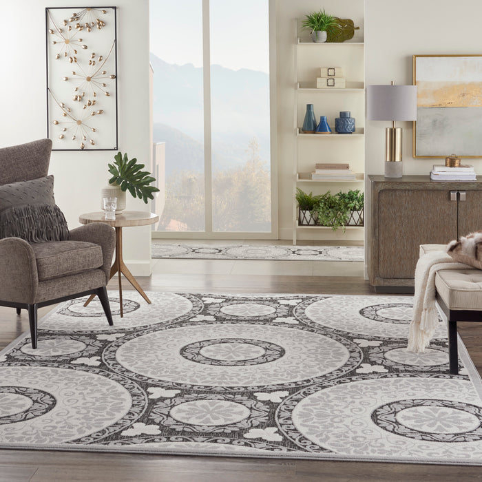 Nourison Key Largo 9'x12' Grey Area Rug