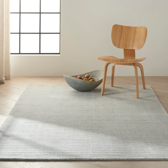 Calvin Klein Newark CK860 Silver 5'x8'  Area Rug